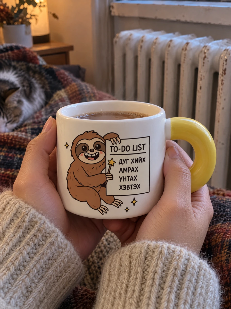 TO-DO LIST · Бондгор аяга