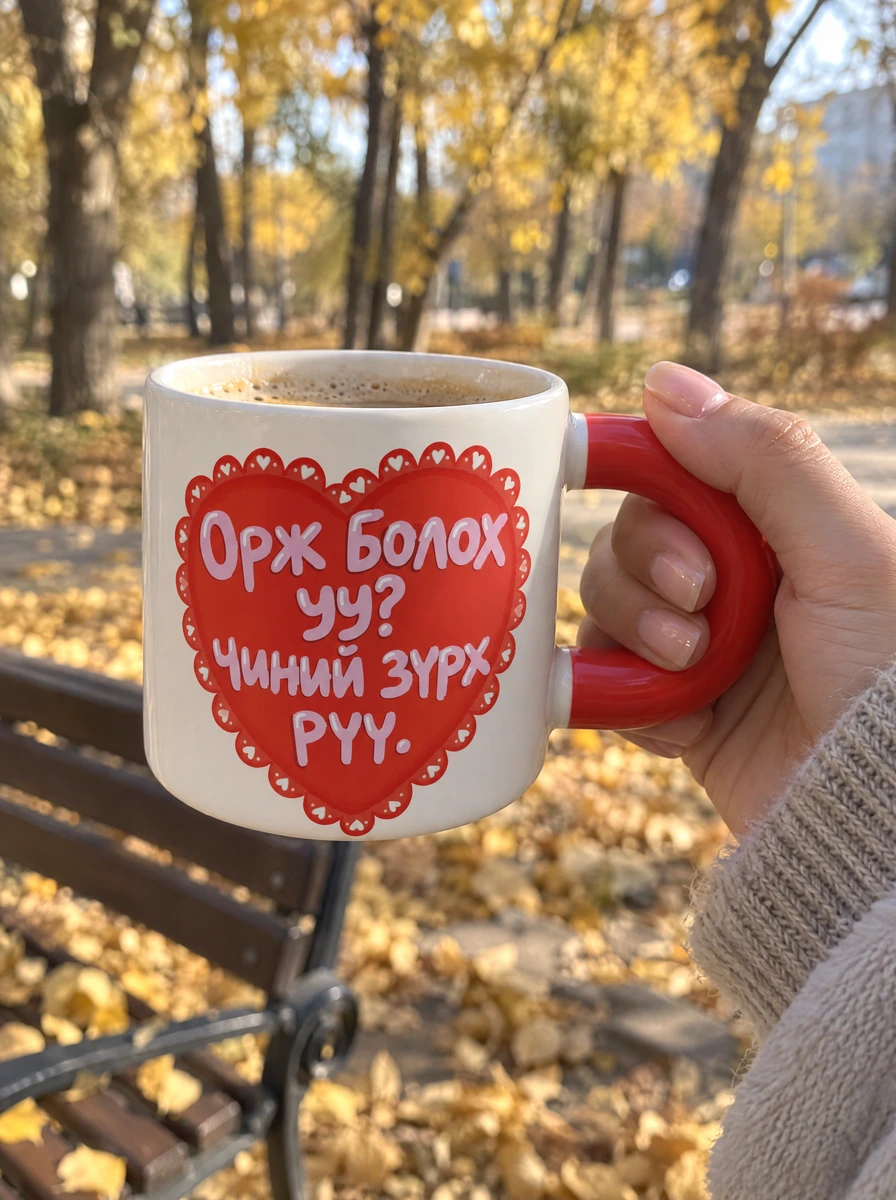Орж болох уу? Чиний зүрх рүү · Бондгор аяга