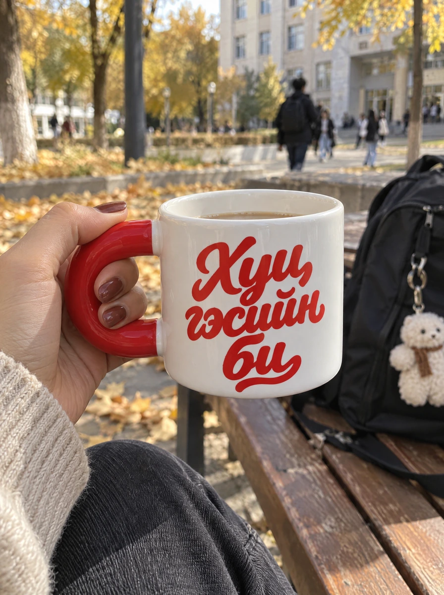 Хуц гэсийн би · Бондгор аяга