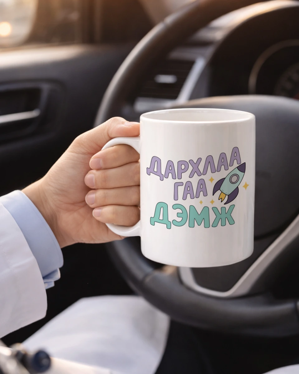 Дархлаагаа дэмж · Энгийн шаазан аяга