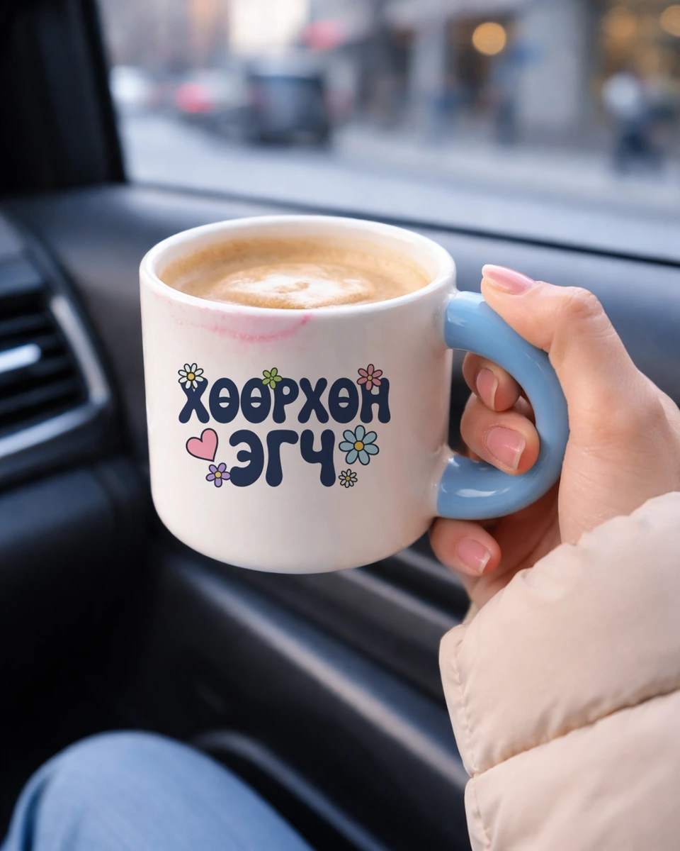 Хөөрхөн эгч · Бондгор аяга