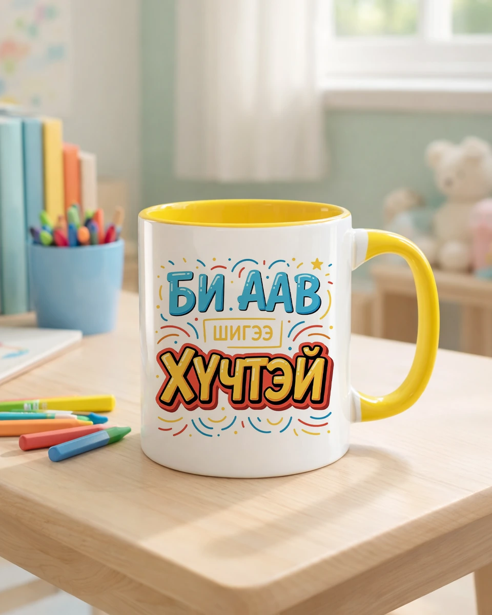 Би аав шигээ хүчтэй · Шаазан аяга