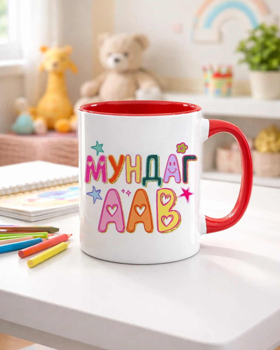 Мундаг аав · Шаазан аяга