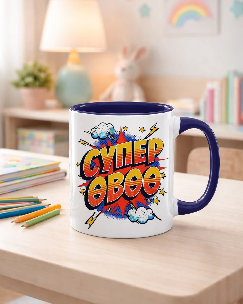 Супер өвөө · Шаазан аяга