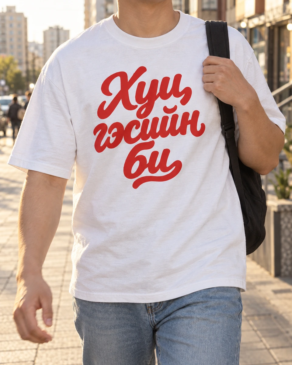 Хуц гэсийн би · Футболк