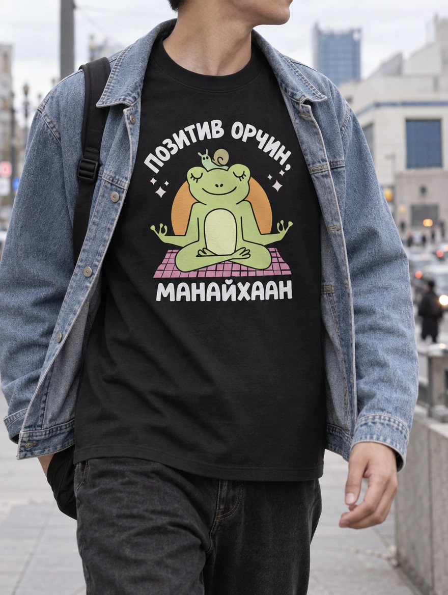 Позитив орчин манайхаан · Футболк