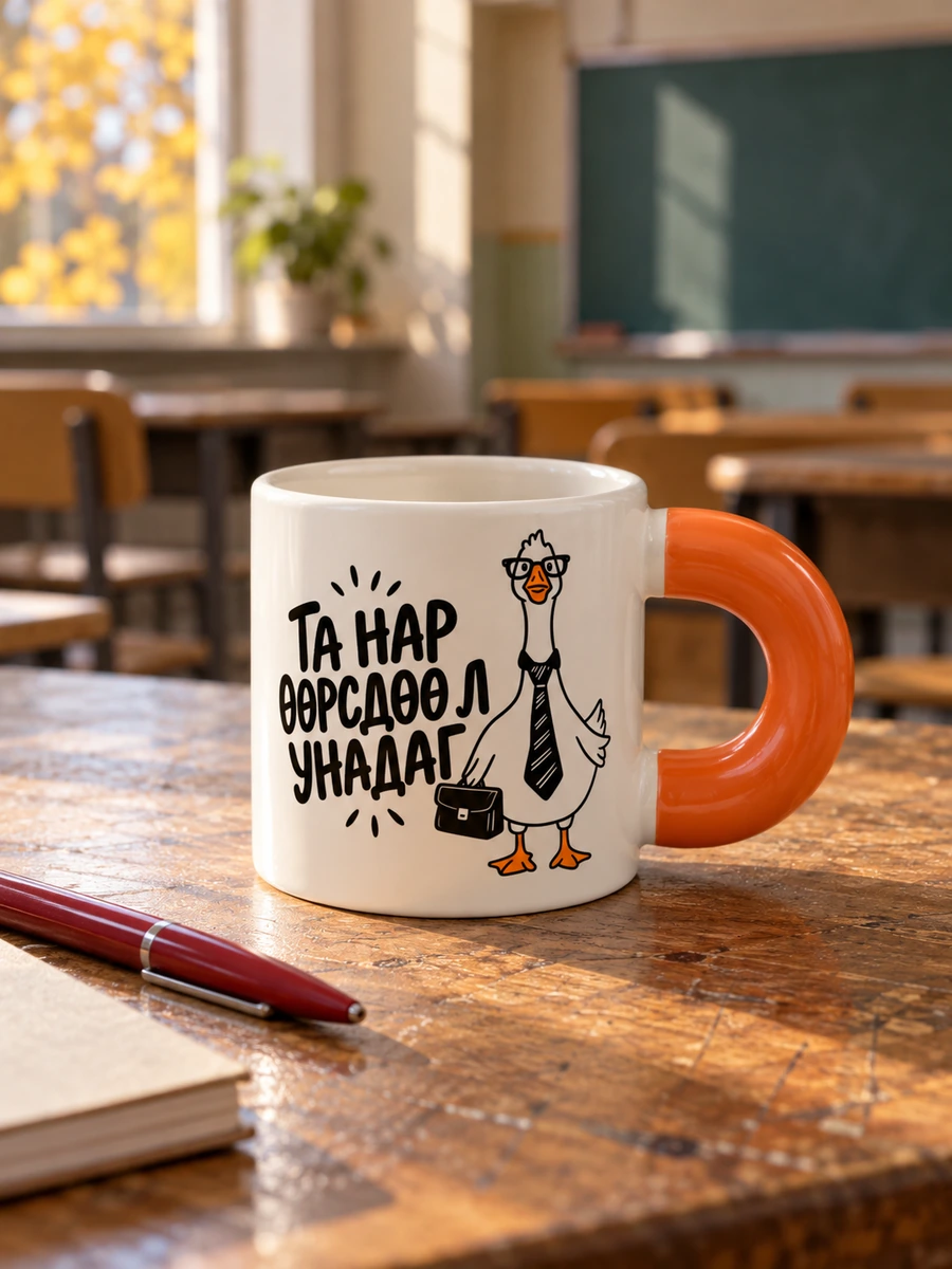 Та нар өөрсдөө л унадаг · Бондгор аяга