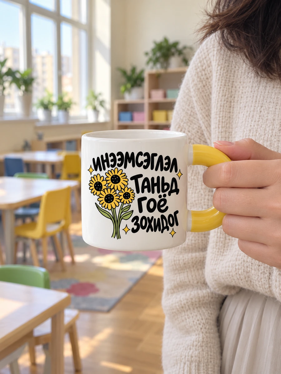Инээмсэглэл танд гоё зохидог · Бондгор аяга
