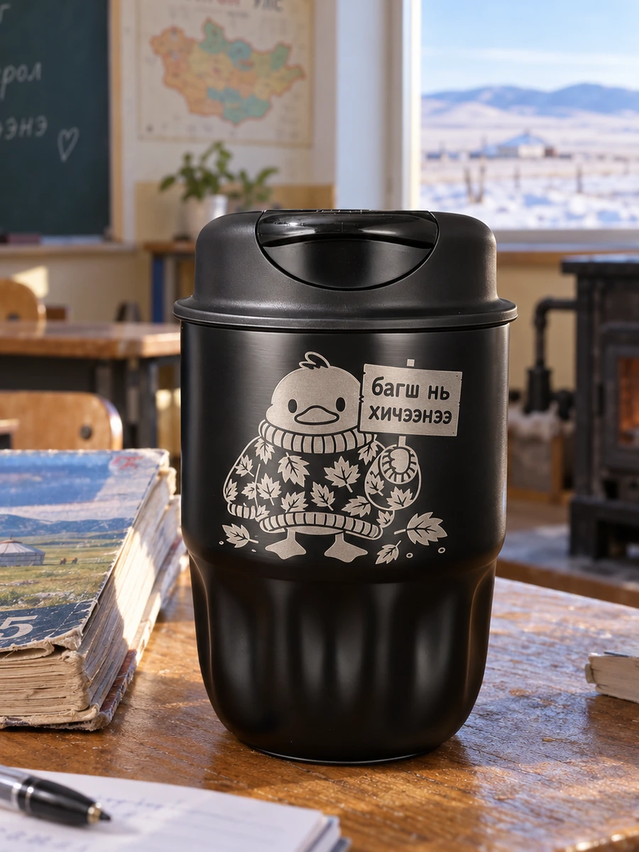 Багш нь хичээнээ · Халуун барьдаг аяга
