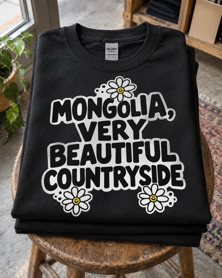 MONGOLIA, VERY BEAUTIFUL COUNTRYSIDE · Футболк